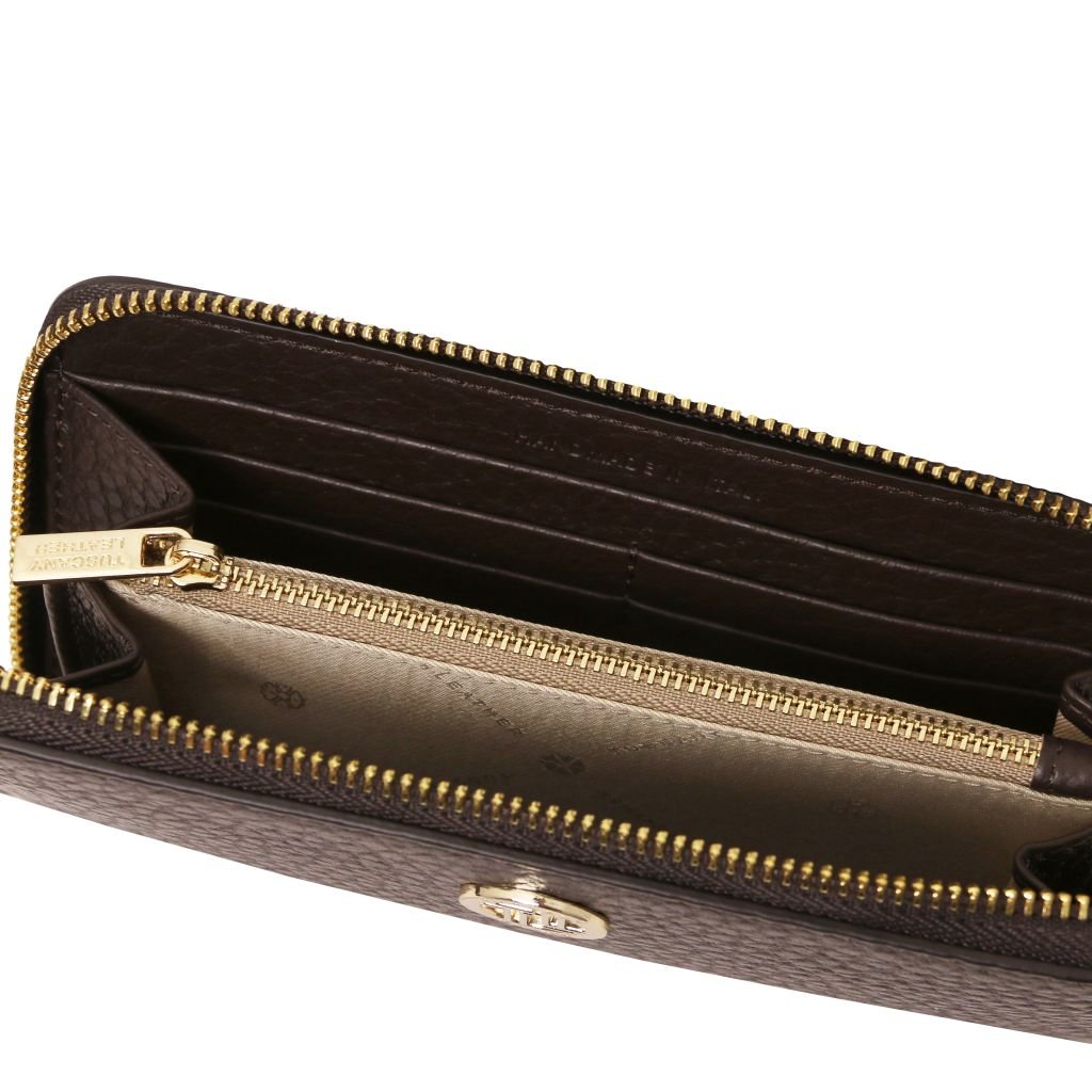 Financier — Exclusive Zip Around Leather Wallet · TL142494 - Orvayla