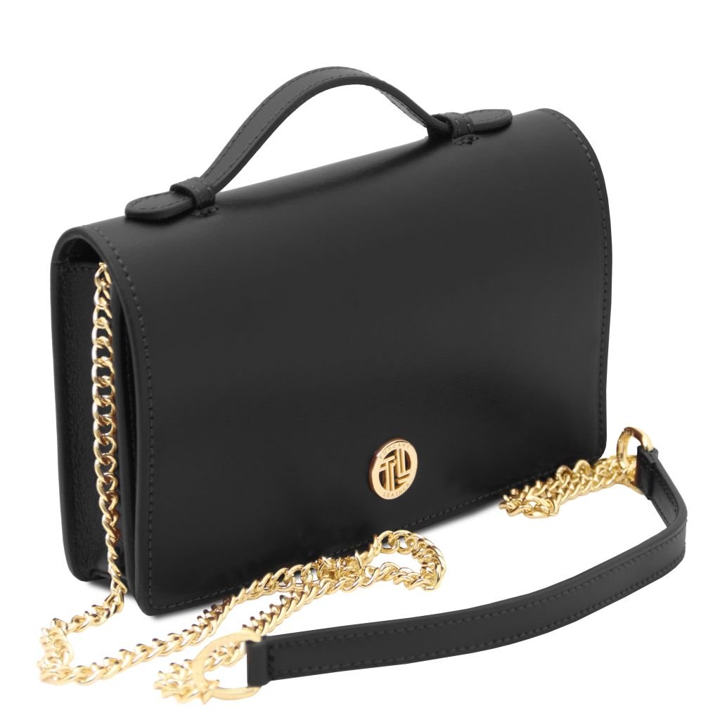 Opera — Leather Clutch with Chain Strap · TL142505 - Orvayla