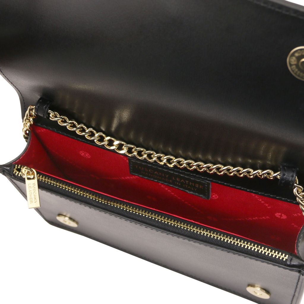 Opera — Leather Clutch with Chain Strap · TL142505 - Orvayla