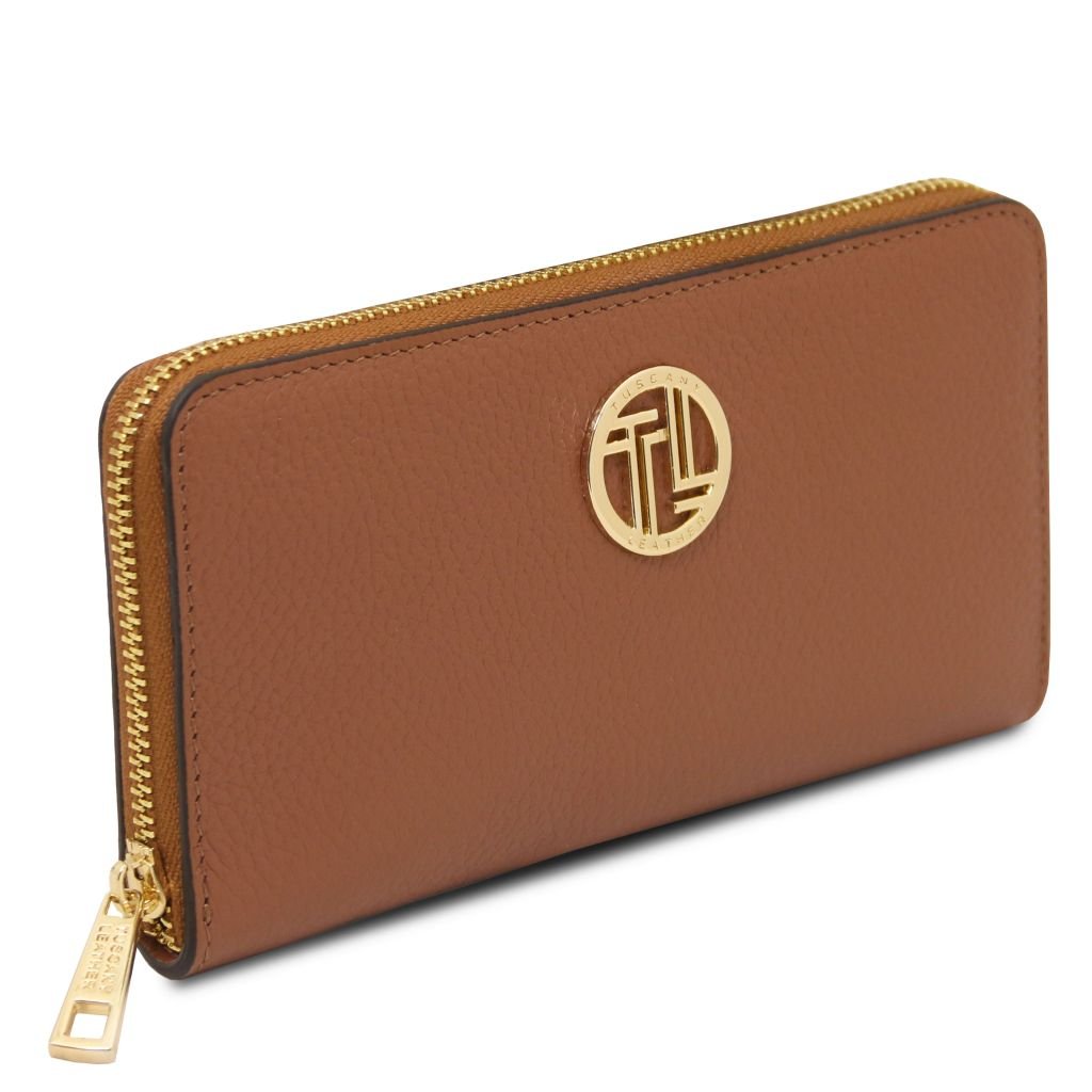 Financier — Exclusive Zip Around Leather Wallet · TL142485 - Orvayla