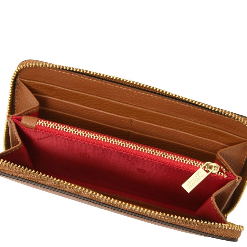 Financier — Exclusive Zip Around Leather Wallet · TL142485 - Orvayla