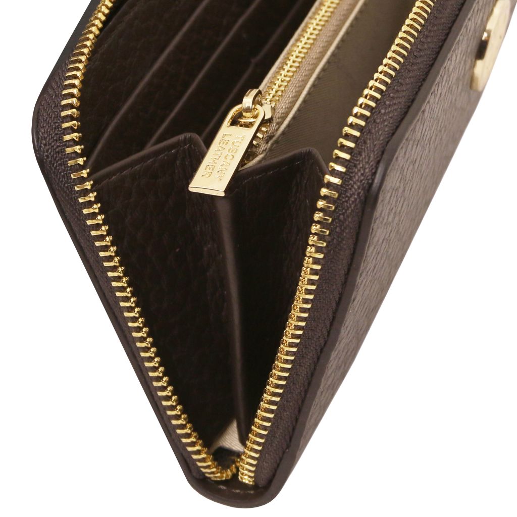 Financier — Exclusive Zip Around Leather Wallet · TL142494 - Orvayla