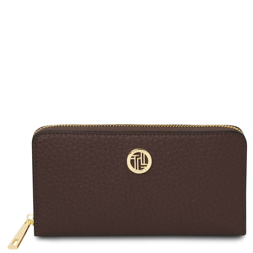 Financier — Exclusive Zip Around Leather Wallet · TL142494 - Orvayla