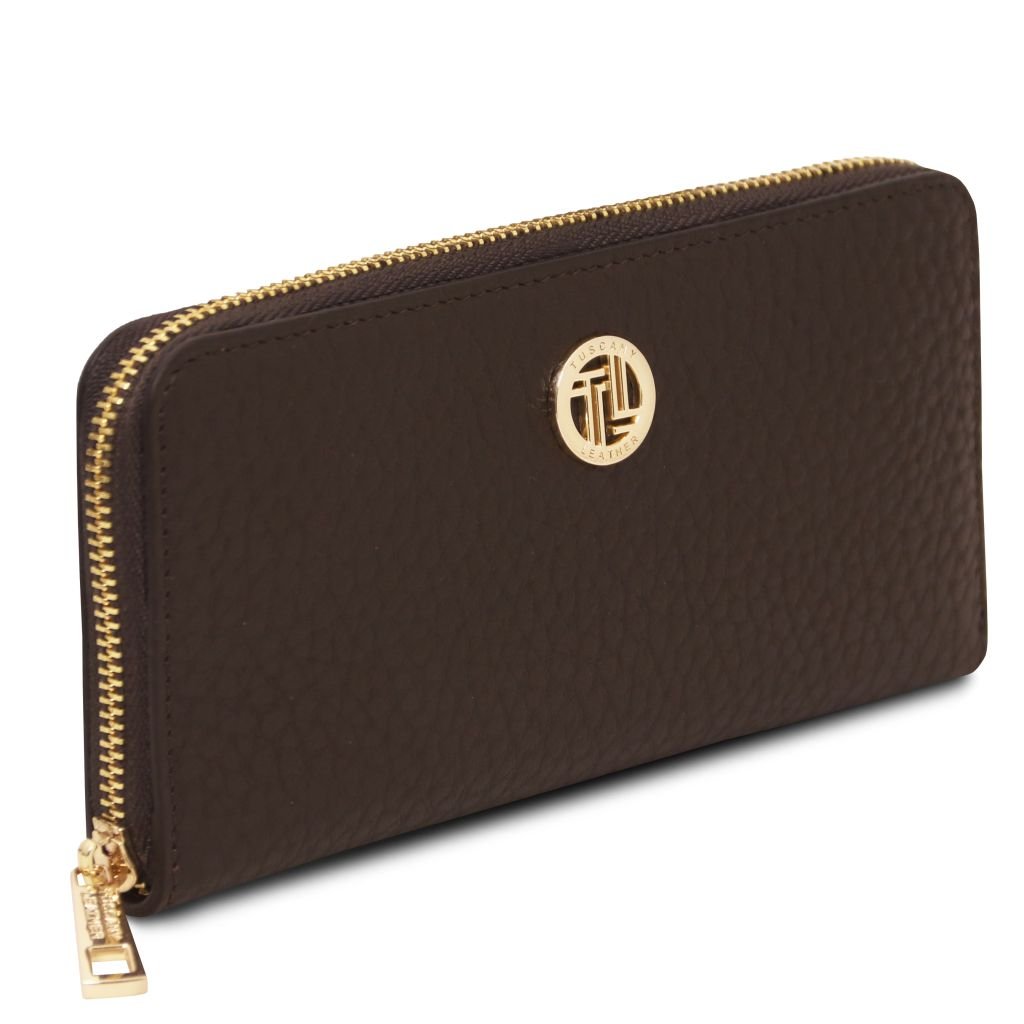 Financier — Exclusive Zip Around Leather Wallet · TL142494 - Orvayla