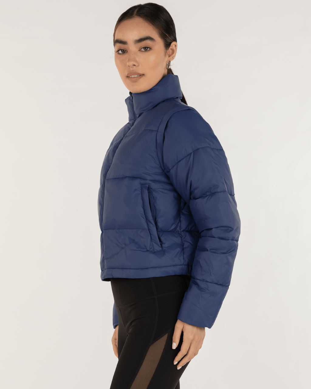 On The Go Puffer Convertible Jacket Vest - Orvayla LLC